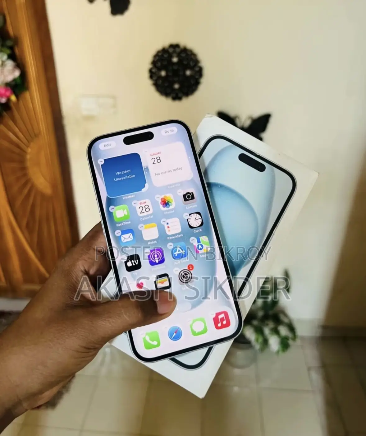 নতুন অ্যাপল আইফোন ১৫ ১২৮ জিবি নীল