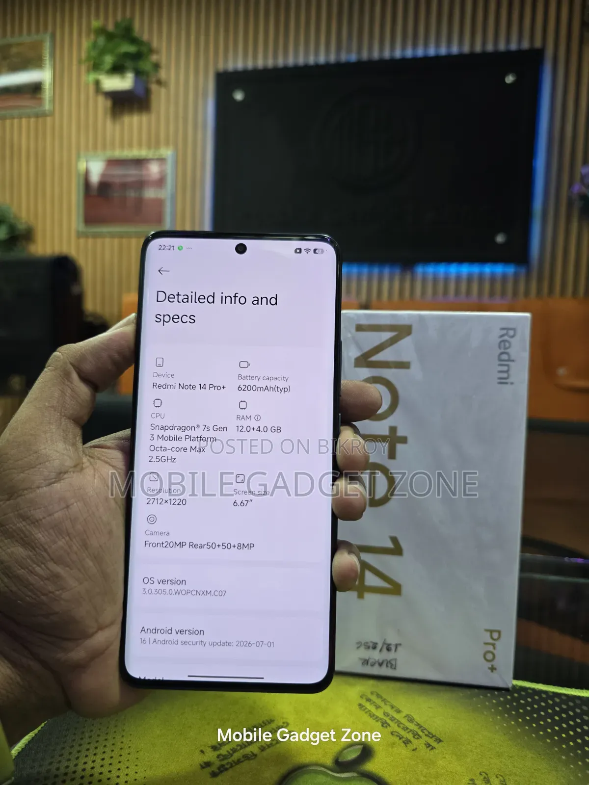 Xiaomi Redmi Note 14 Pro+ 256 GB Black