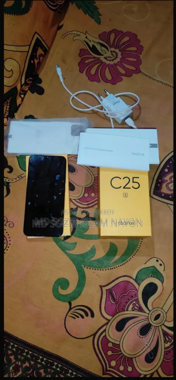 রিয়েলমি সি২৫এস ১২৮ জিবি কালো