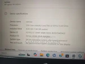 Laptop HP 14S 8GB Intel Core i3 SSD 256GB