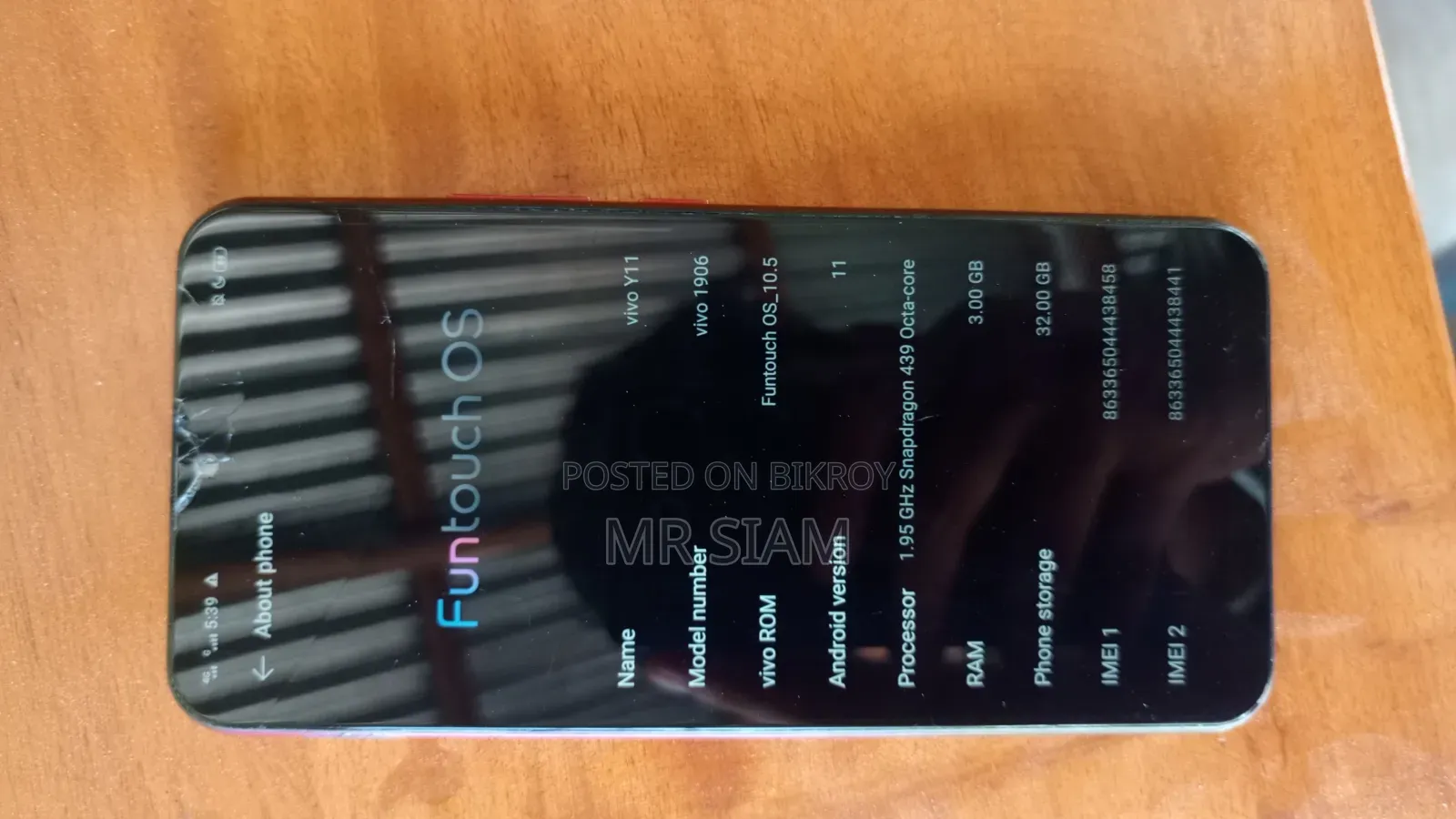 Vivo Y11 32 GB Blue
