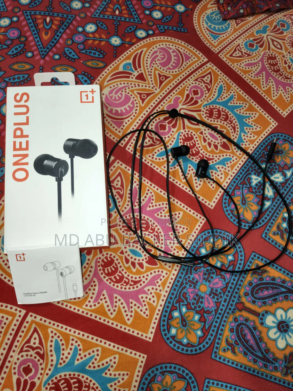 Original OnePlus Type-C Bullets Headphones 100% Authentic