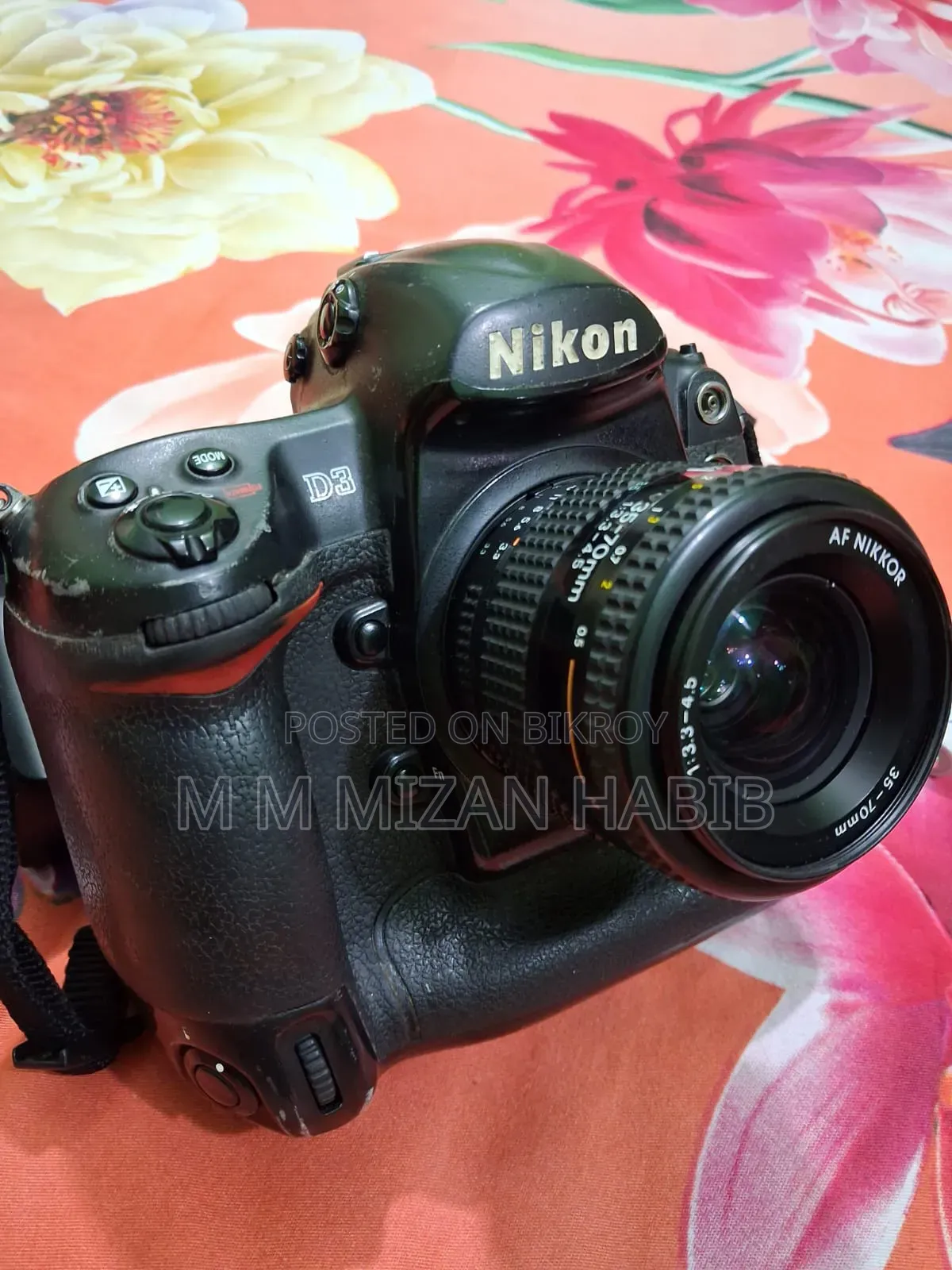Nikon __D3--Lens_35--70mm Charger Memory