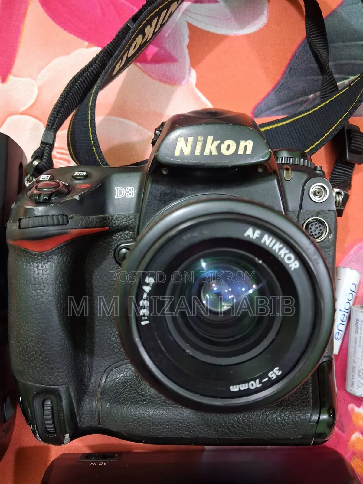Nikon __D3--Lens_35--70mm Charger Memory