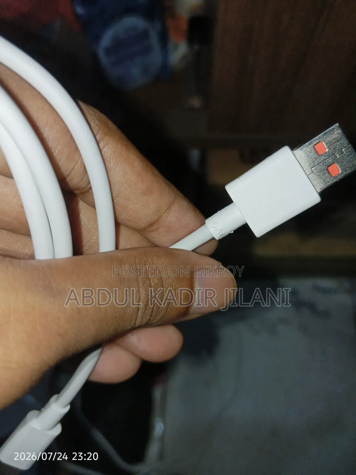 ৬এ শাওমি ক্যাবল, টাইপ-সি ১২০হার্জ সাপোর্টেড
