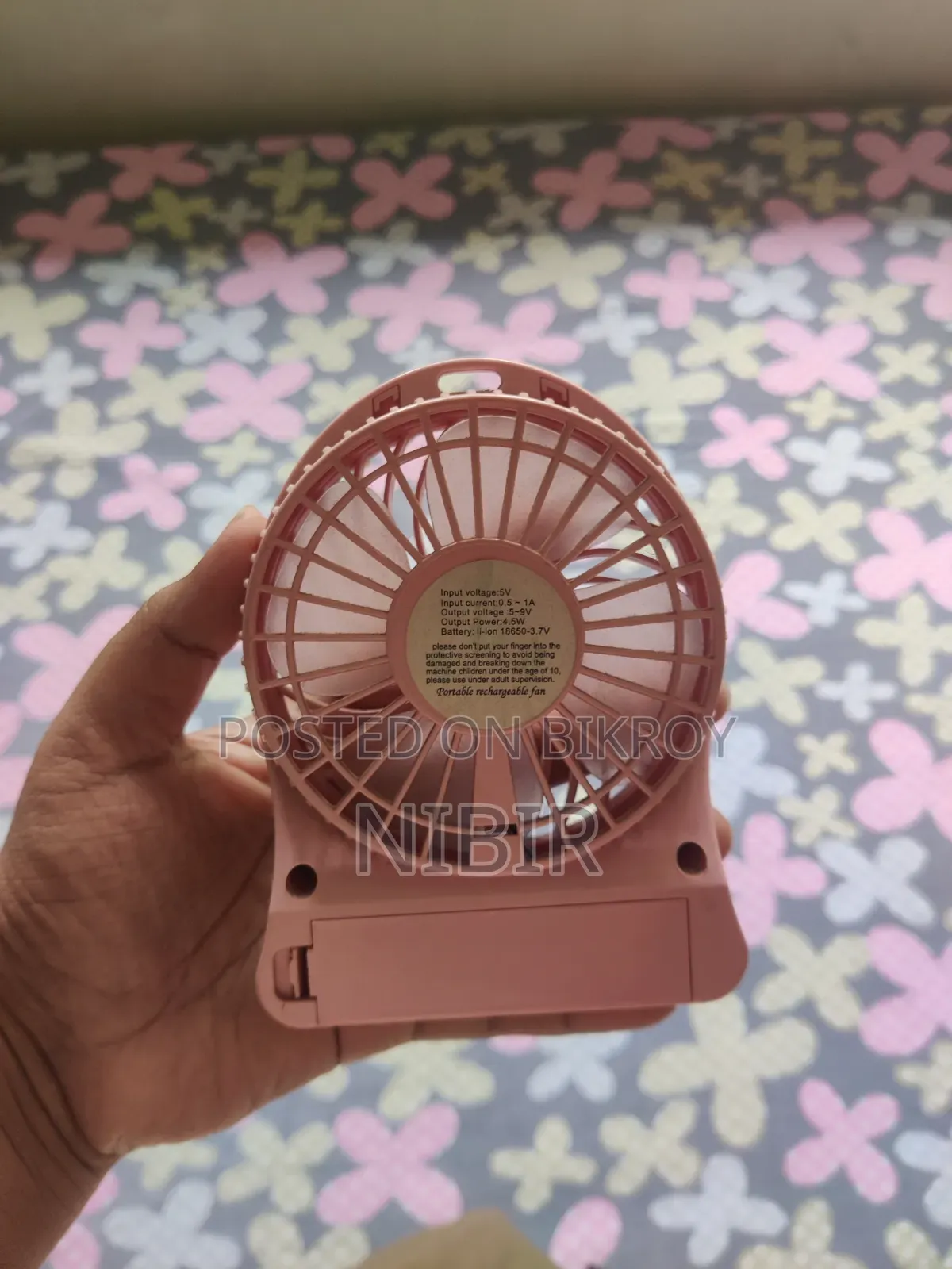 Rechargeable Mini Fan