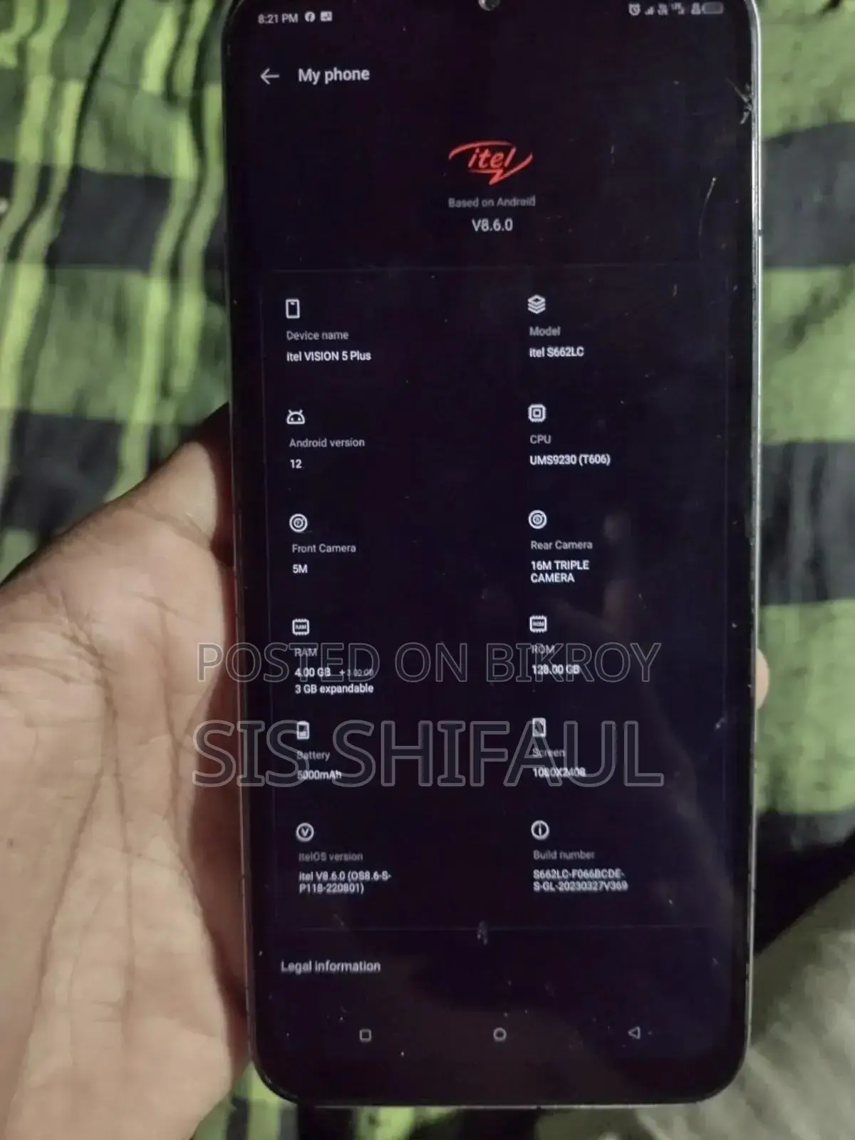 Itel Silver