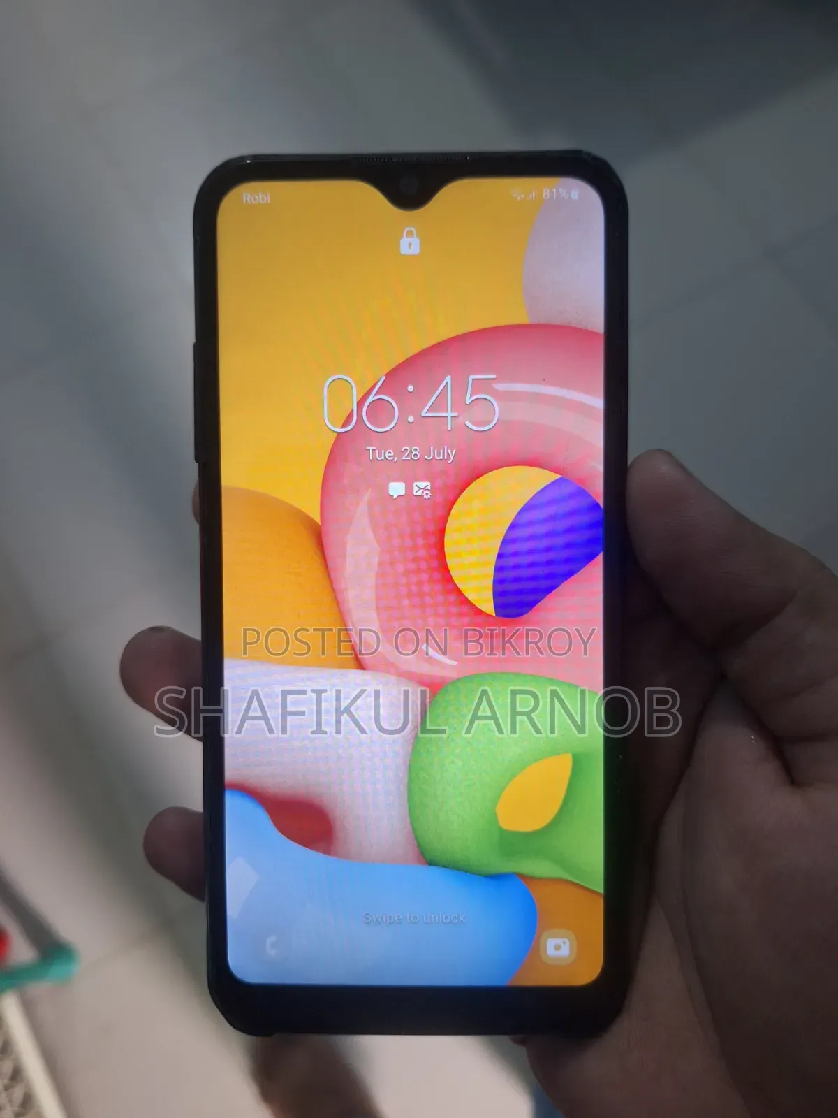 Samsung Galaxy A01 16 GB Blue
