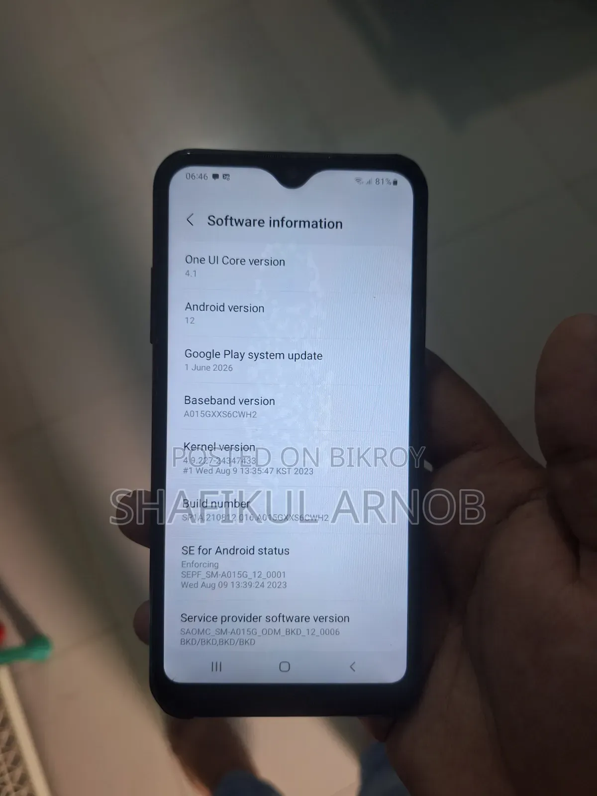 Samsung Galaxy A01 16 GB Blue