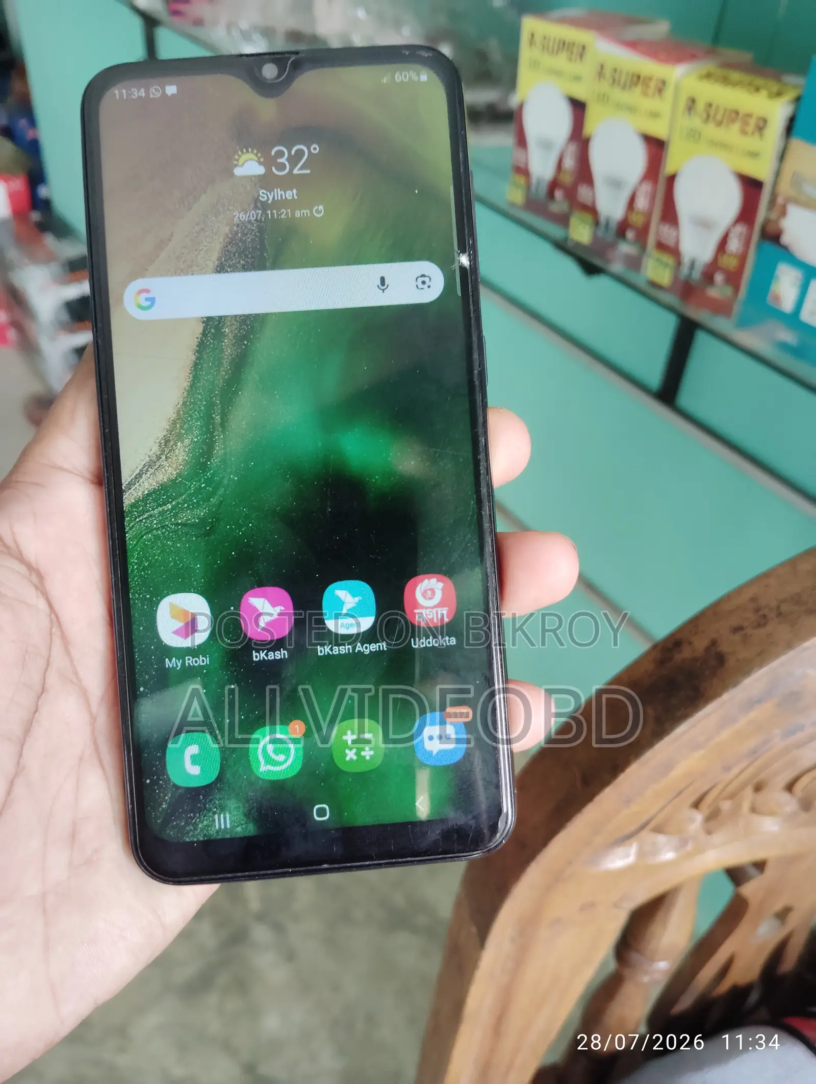 Samsung Galaxy A20 64 GB Purple