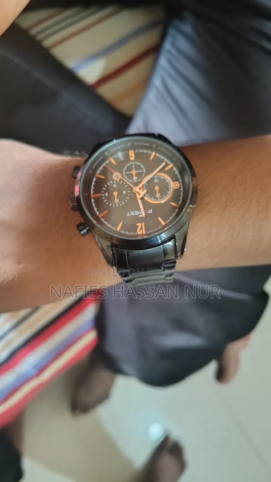 A new Forest Band watch will be sold. The watch is unused.