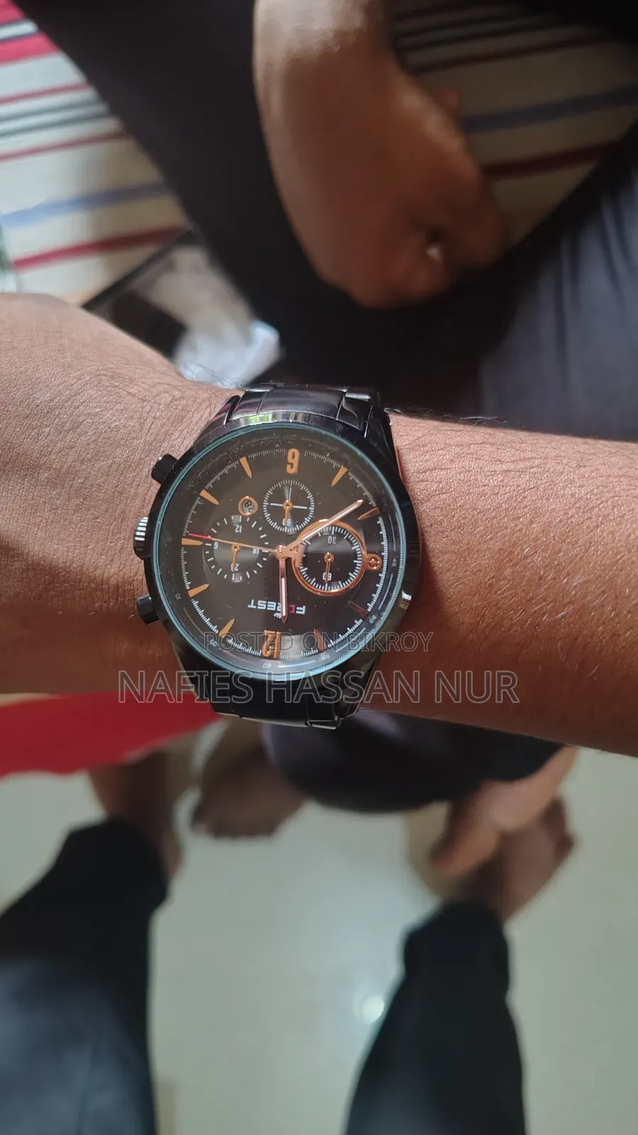A new Forest Band watch will be sold. The watch is unused.