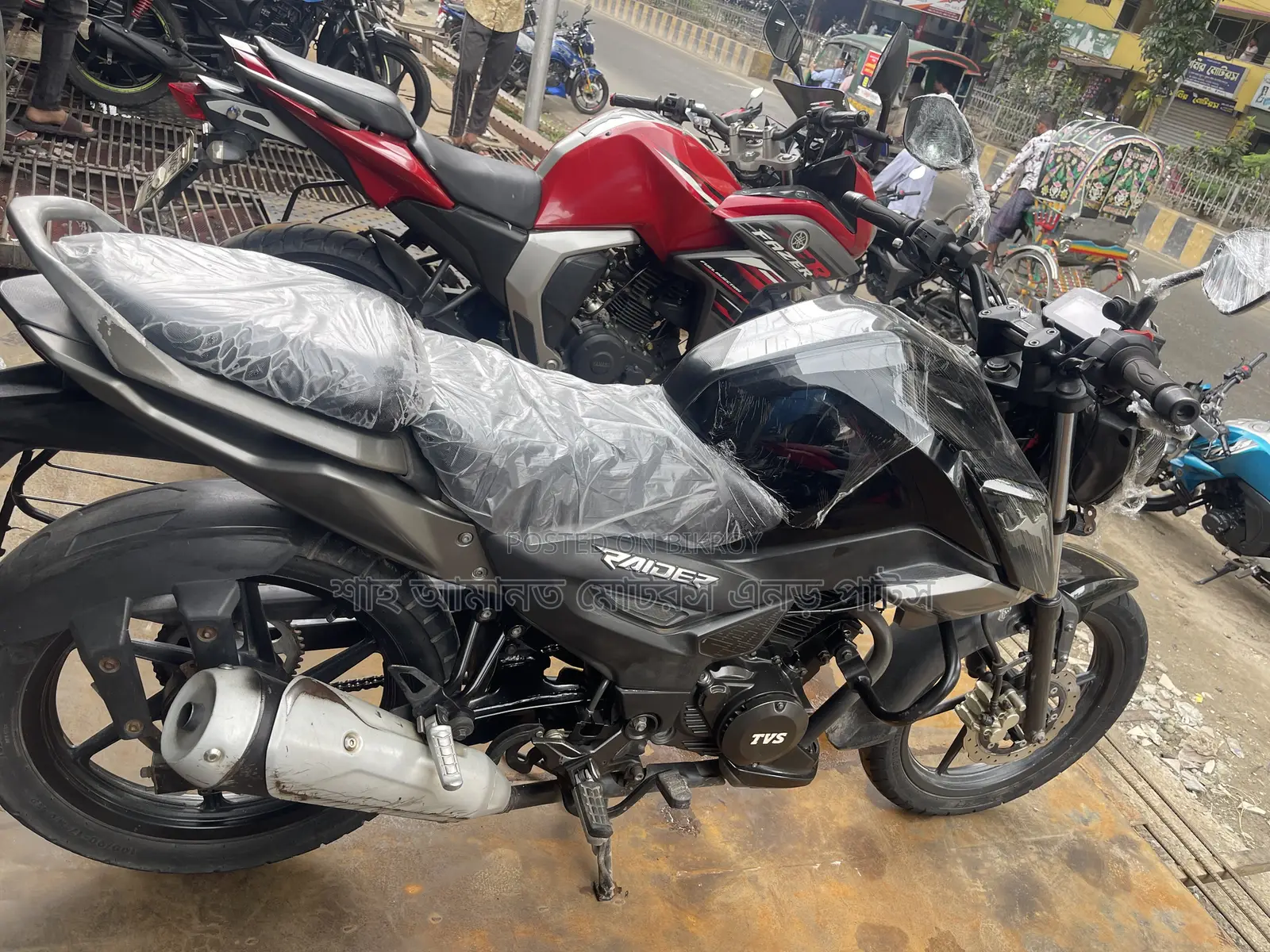 টিভিএস রাইডার ১২৫ ২০২৩ ব্ল্যাক