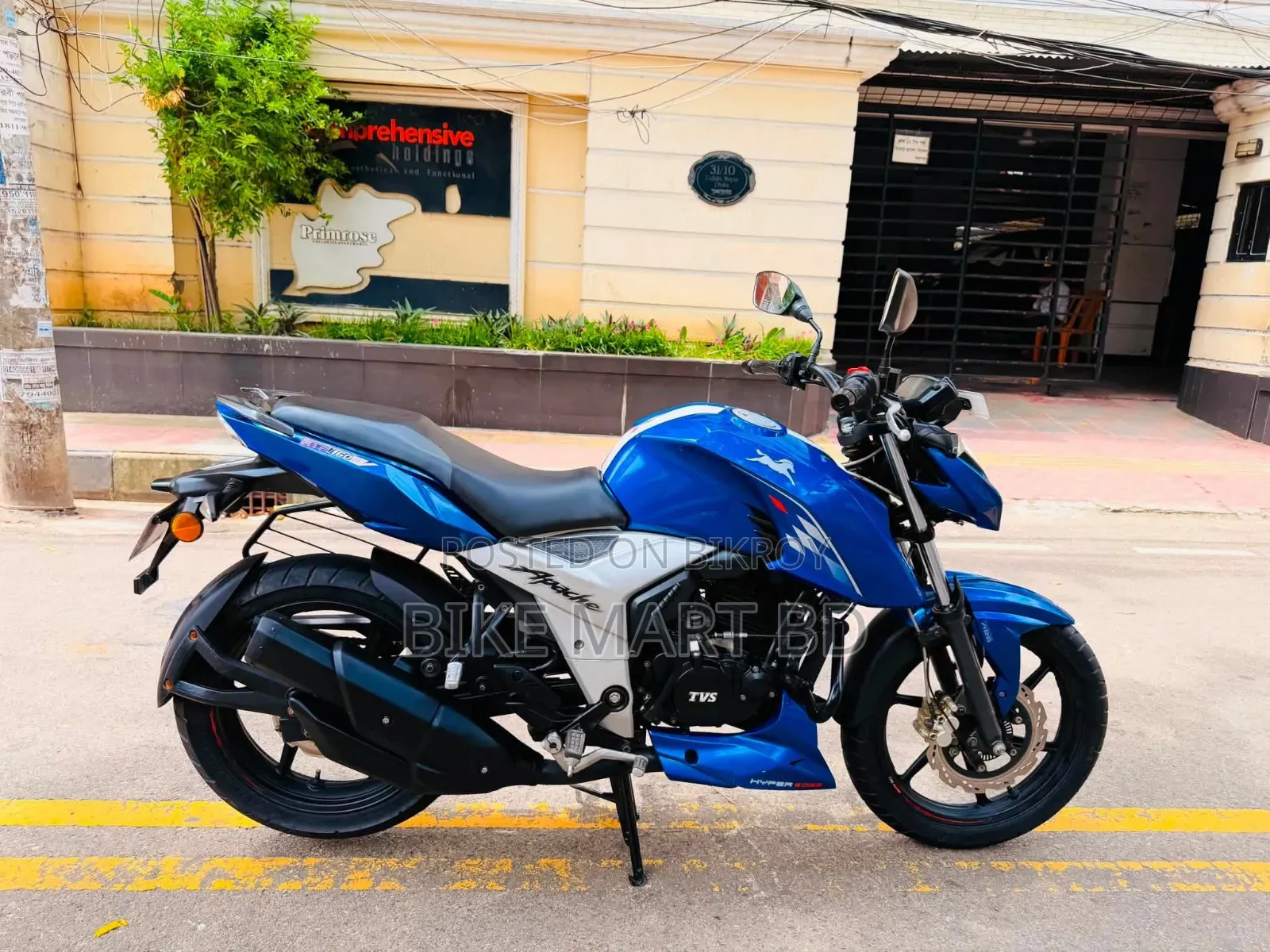 TVS Apache RTR 160 4V 2022 Blue