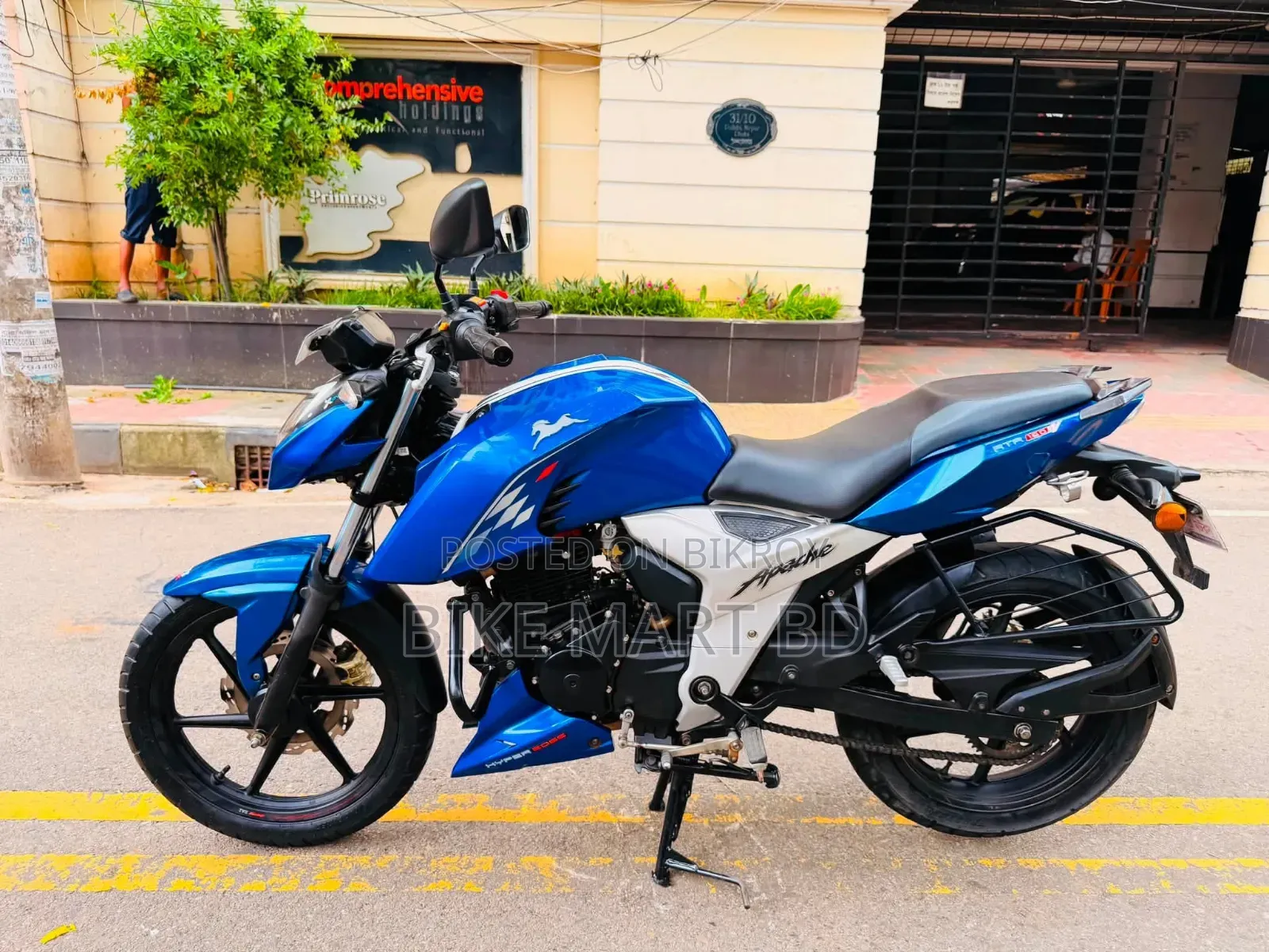 TVS Apache RTR 160 4V 2022 Blue