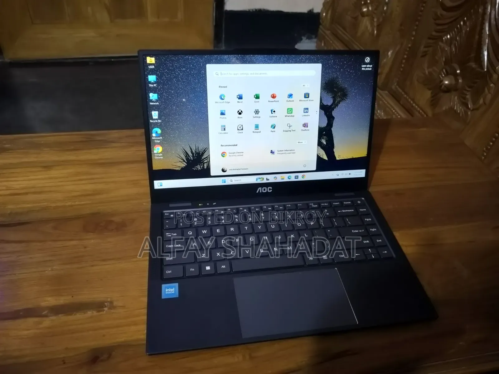 New Laptop 8GB Intel SSD 512GB