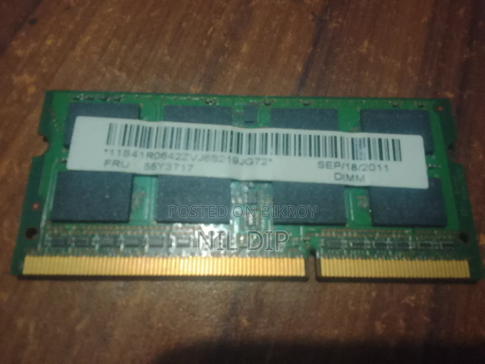 Samsung DDR3 4GB Laptop Ram