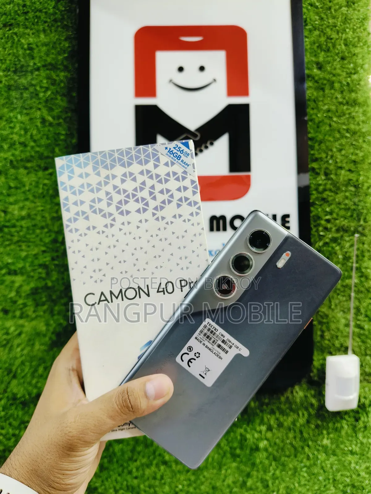 Tecno Camon 40 Pro 4G 256 GB Black