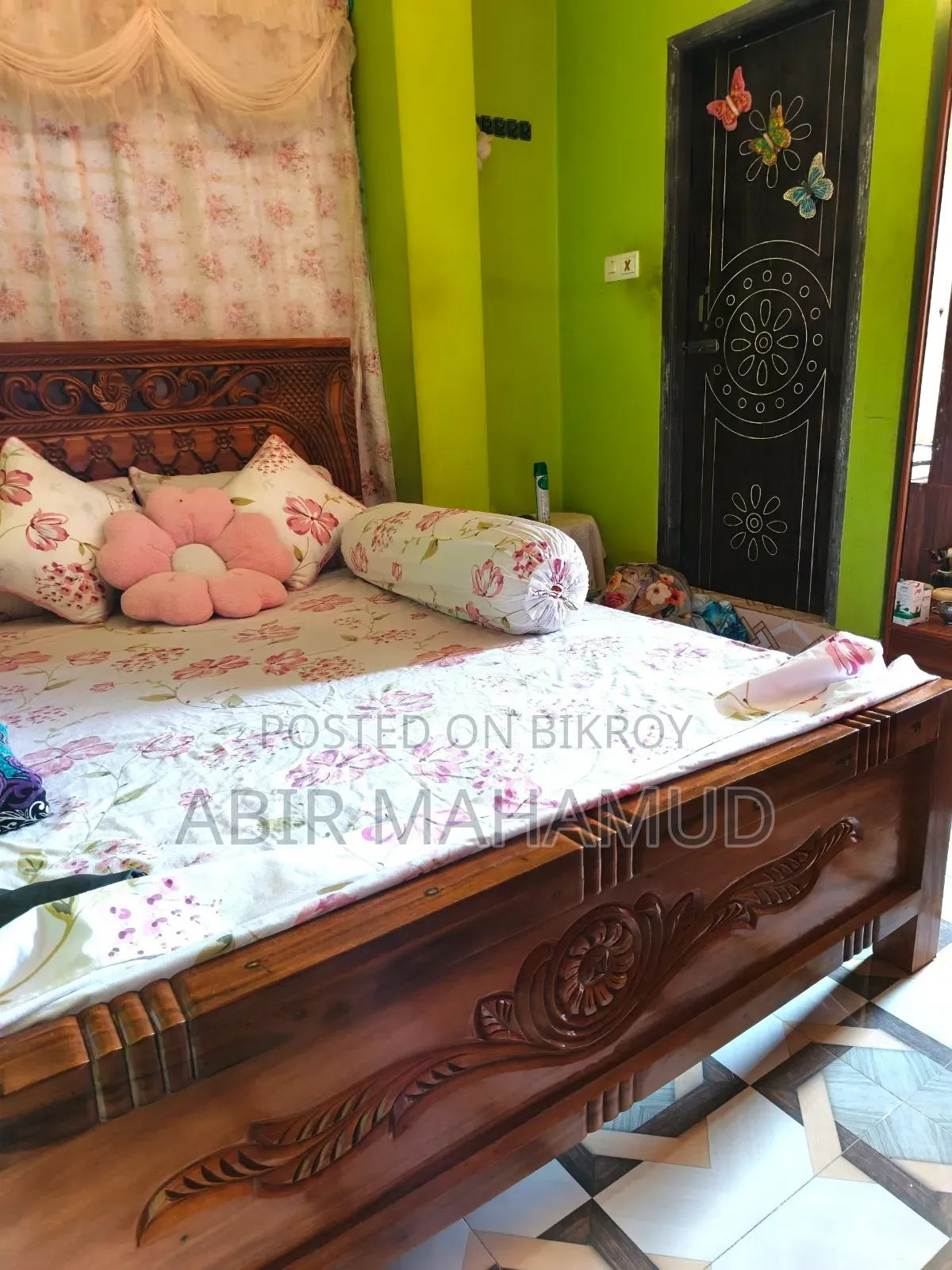 Raintree Solid Wood Bed for Sale