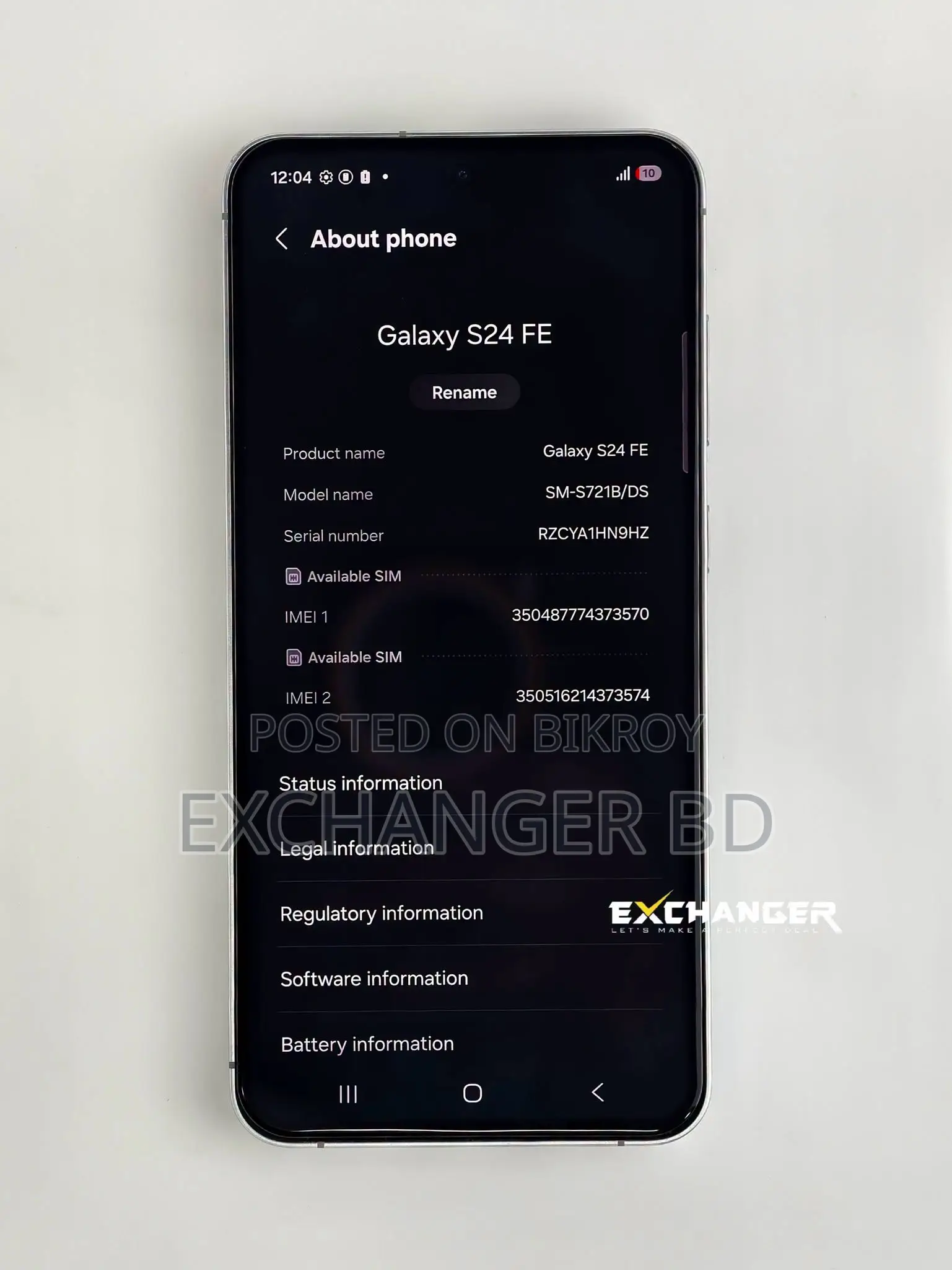 Samsung Galaxy S24 FE 128 GB Blue