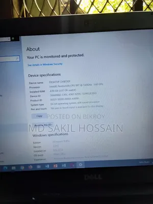 ল্যাপটপ ডেল ইন্সপায়রন ১৪ ৭৪৩০ ২-ইন-১ ৪জিবি এসএসডি ১২৮জিবি