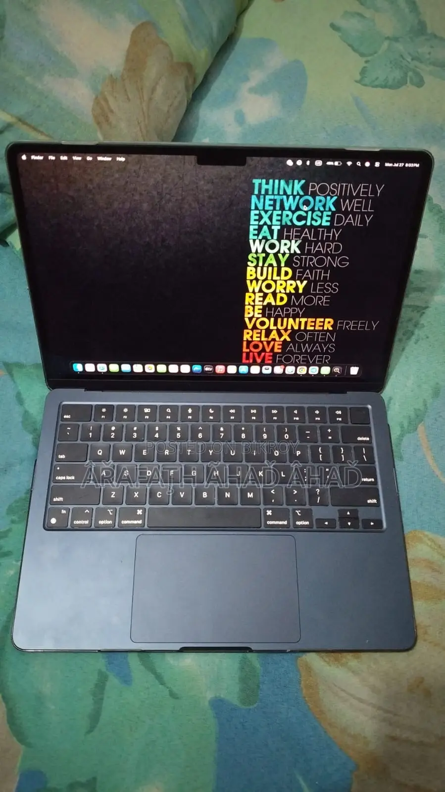 New Laptop Apple MacBook Air 2022 M2 8GB Apple M2 SSD 512GB