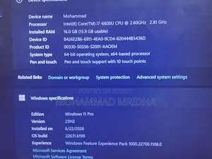 ল্যাপটপ লেনোভো থিংকপ্যাড এক্স১ ইয়োগা ১৬জিবি ইন্টেল কোর আই৭ এসএসডি ২৫৬জিবি