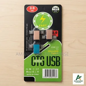 3 in 1 Adaptor Type B, Type C USB | High-Speed USB Otg Adapter Pack