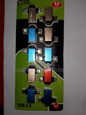 3 in 1 Adaptor Type B, Type C USB | High-Speed USB Otg Adapter Pack
