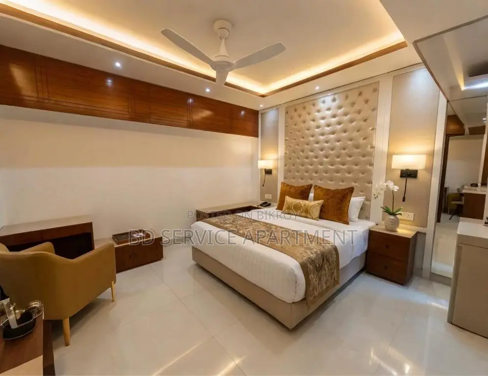 Furnished 2-Bedroom Apartment in Bd Service, Uttara for rent
