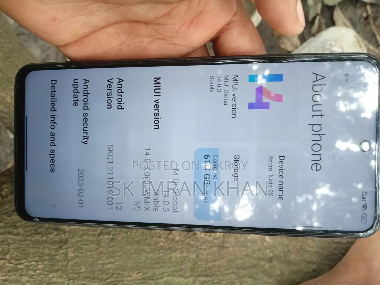 Xiaomi Redmi Note 9S 128 GB Blue