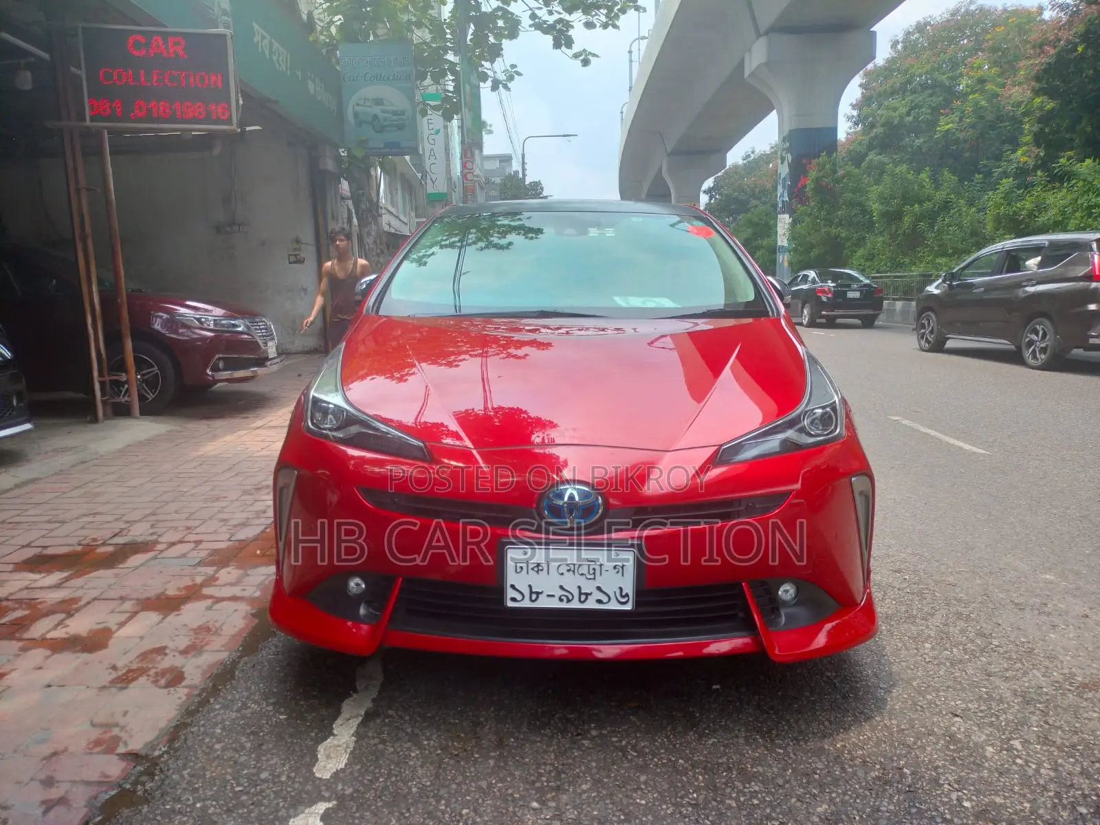 Toyota Prius LE Front Wheel Drive 2019 Red
