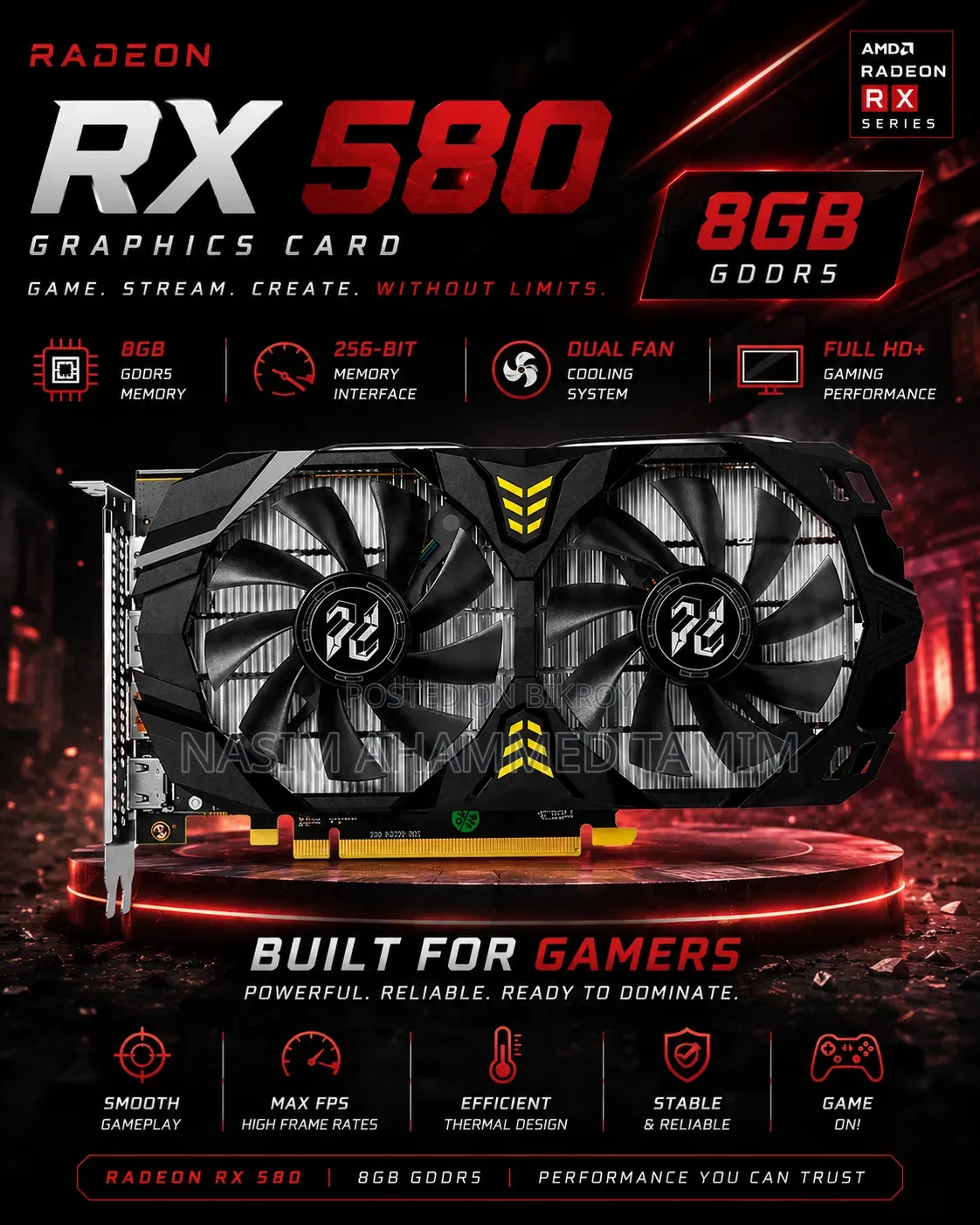 Desktop Computer MSI model 32GB AMD Ryzen 7 SSD 1T