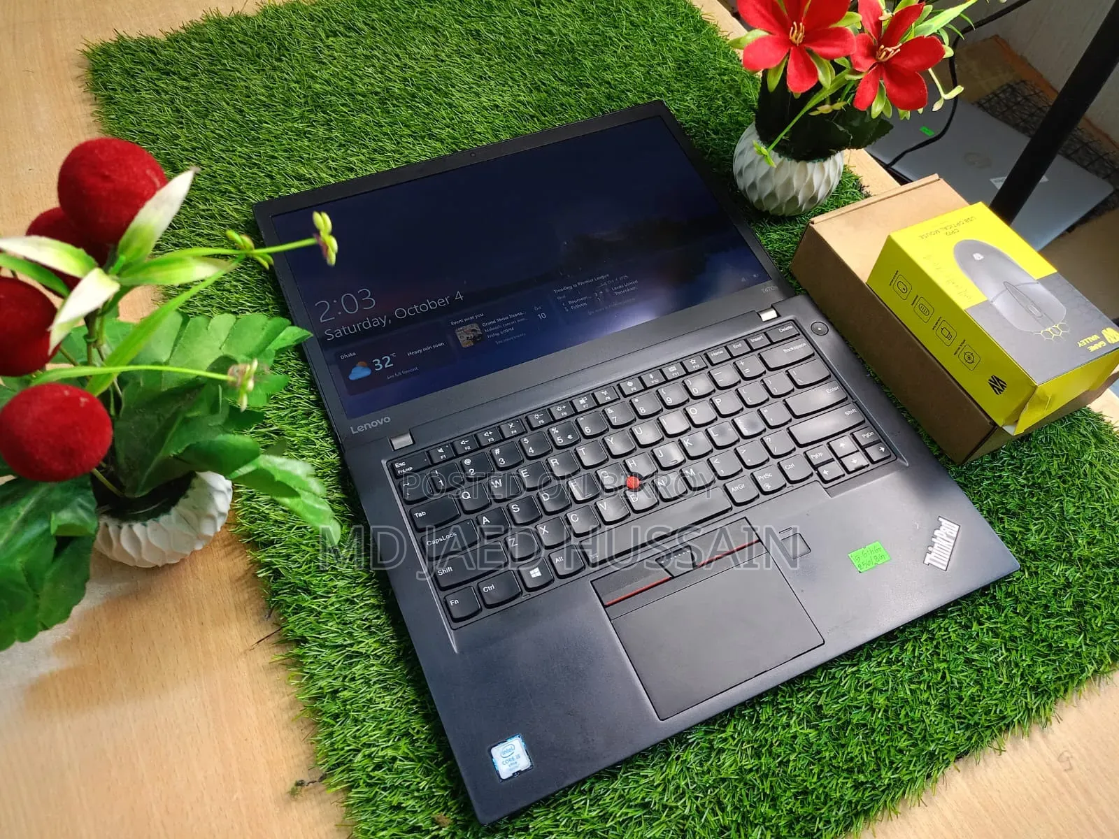 ল্যাপটপ Lenovo ThinkPad T470 8GB Intel Core I5 SSD 256GB