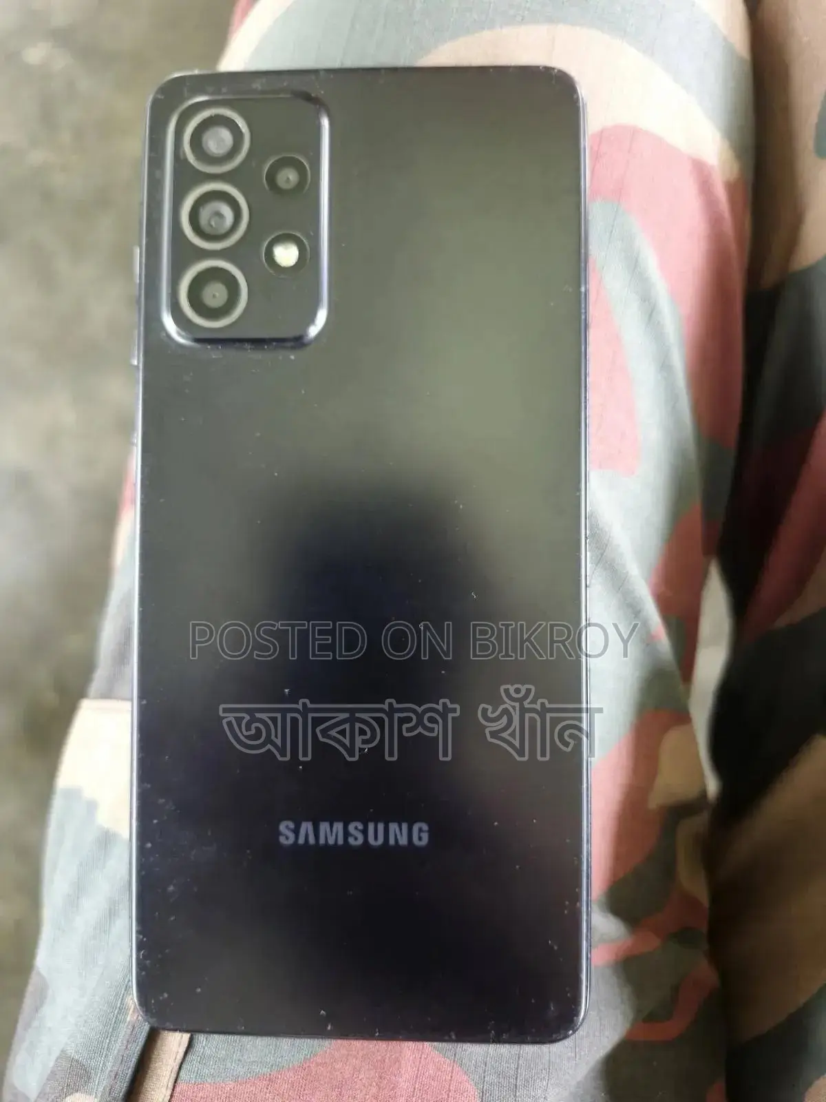 স্যামসাং গ্যালাক্সি এ৫২ ৫জি ১২৮ জিবি ব্ল্যাক