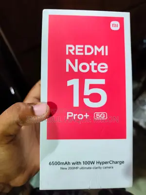 শাওমি রেডমি নোট ১৫ প্রো প্লাস ২৫৬ জিবি ব্ল্যাক