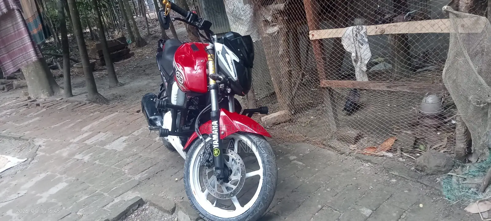 Yamaha FZ 2017 Red