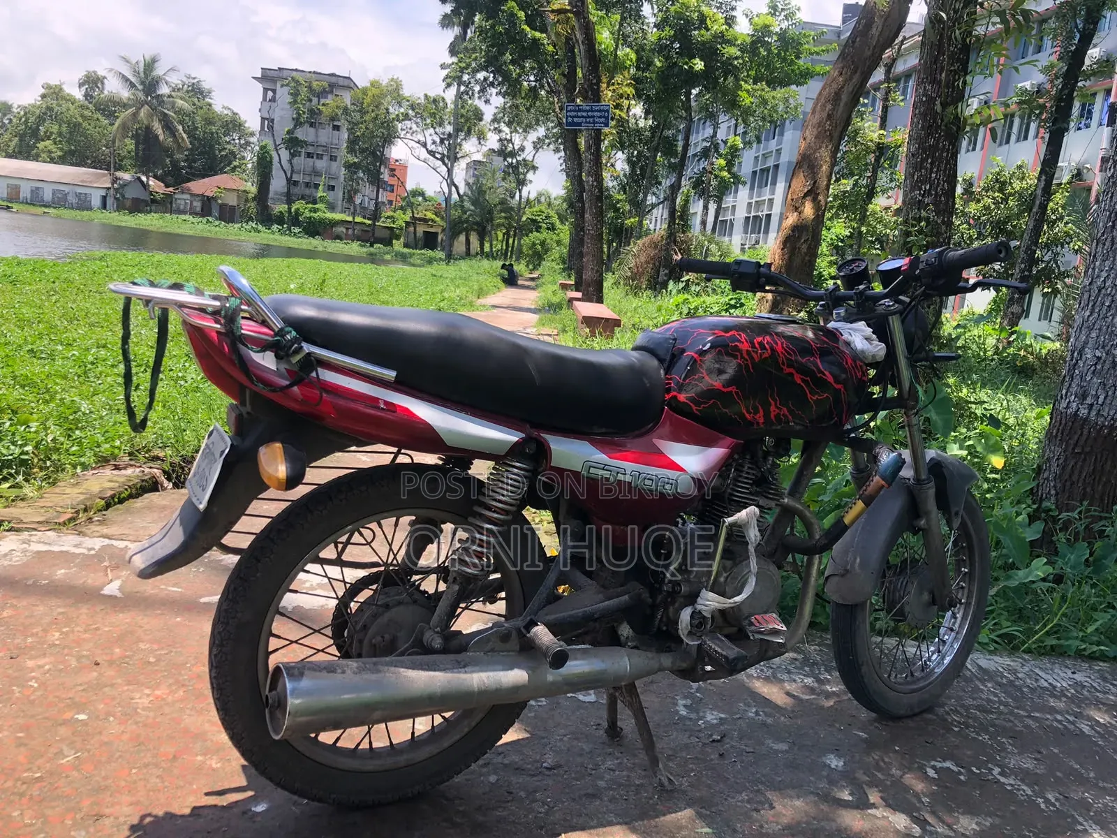 বাজাজ সিটি ১০০ ২০১৪ লাল