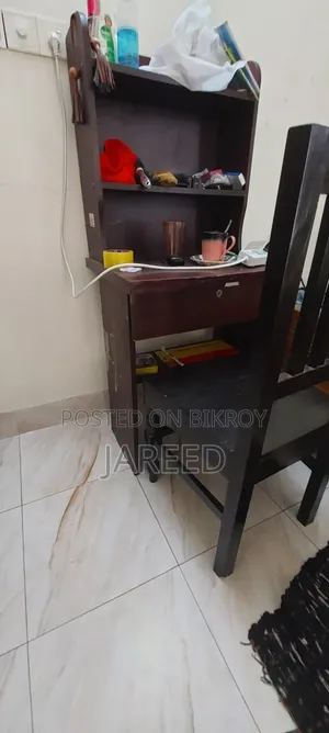 Reading Table, Chair, and Wardrobe