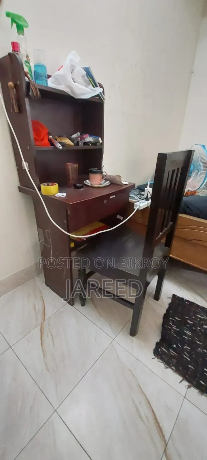 Reading Table, Chair, and Wardrobe