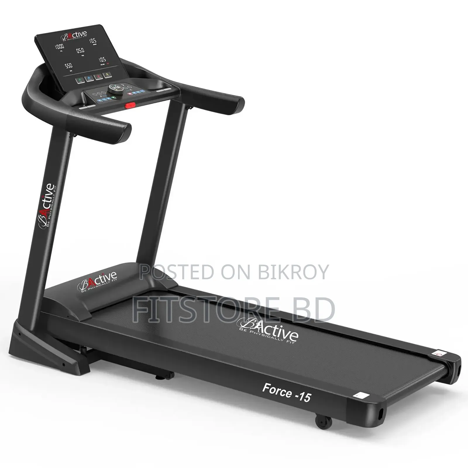bActive Force-15 Heavy Duty Motorized Treadmill for Home
