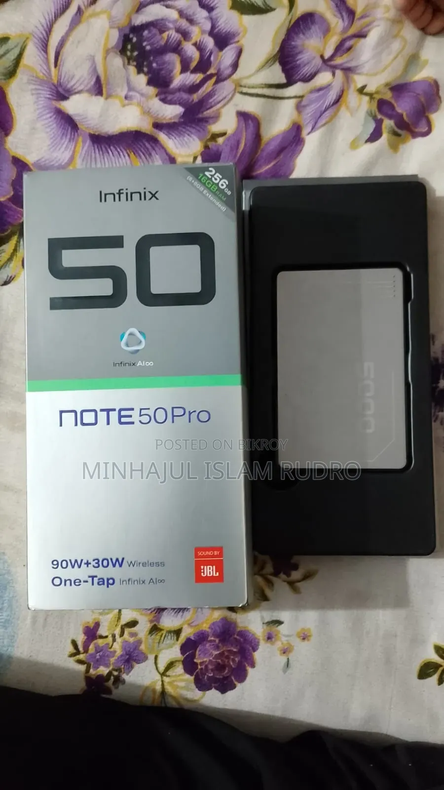 New Infinix Note 50 Pro 256 GB Silver