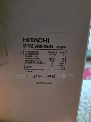 Hitachi Fridge.