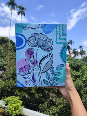 Flower Painting Acrylic Paint