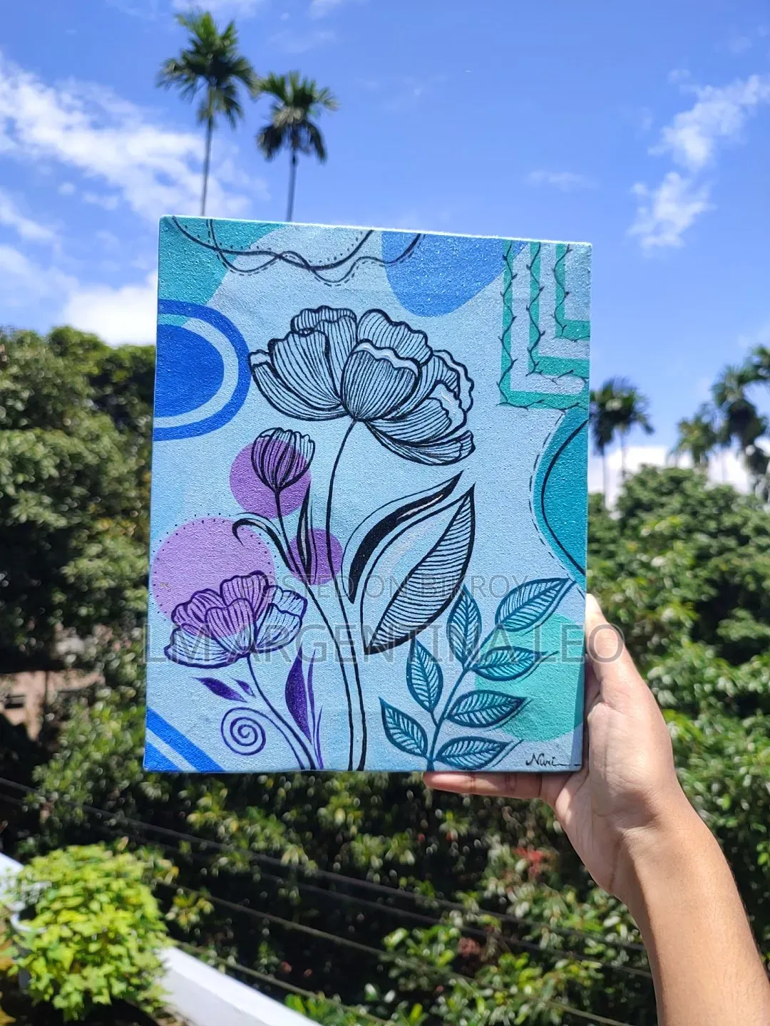 Flower Painting Acrylic Paint