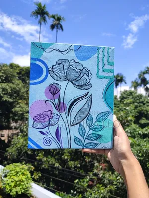 Flower Painting Acrylic Paint