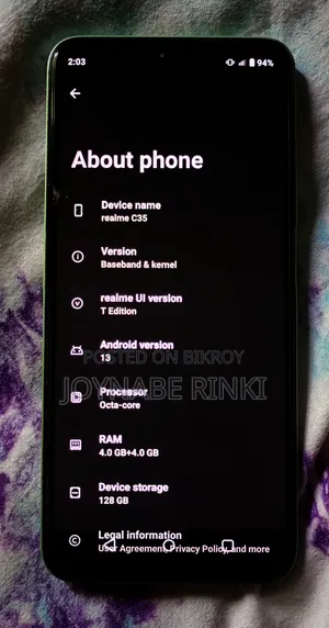 Realme C35 128 GB
