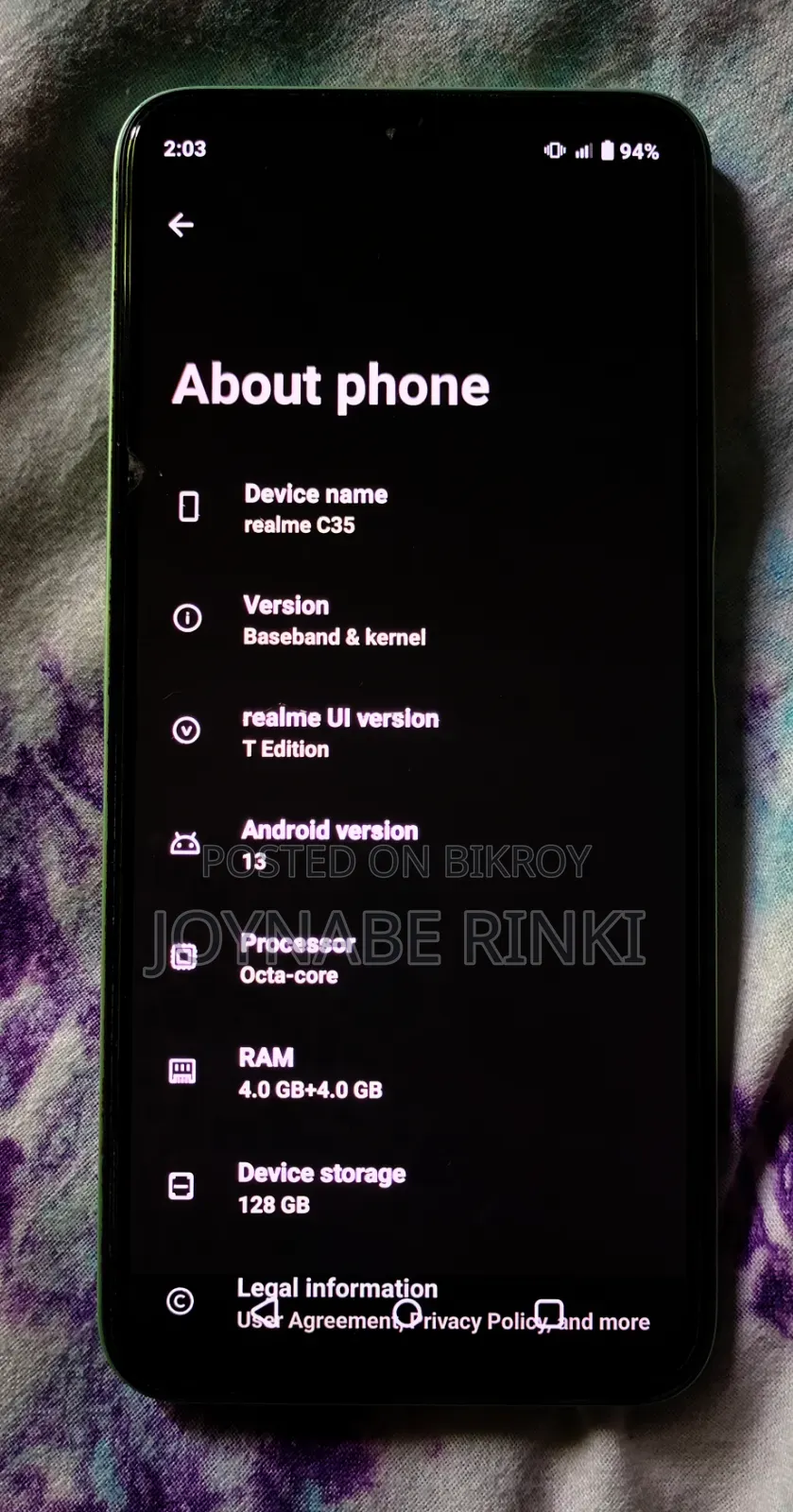 Realme C35 128 GB