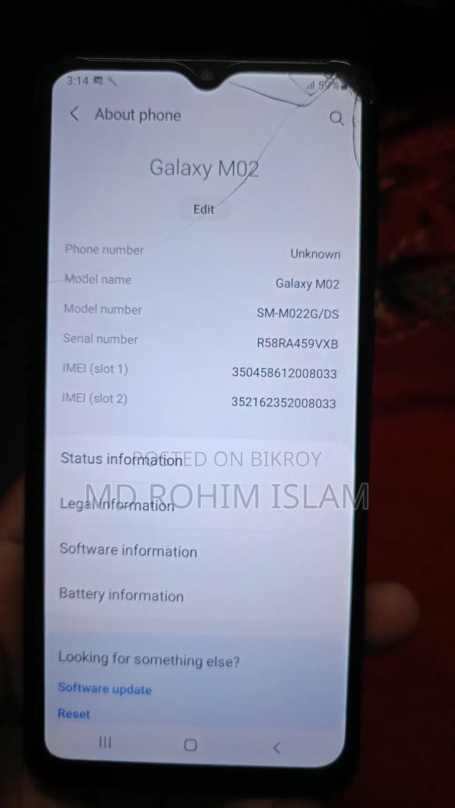 Samsung Galaxy M02 32 GB Black
