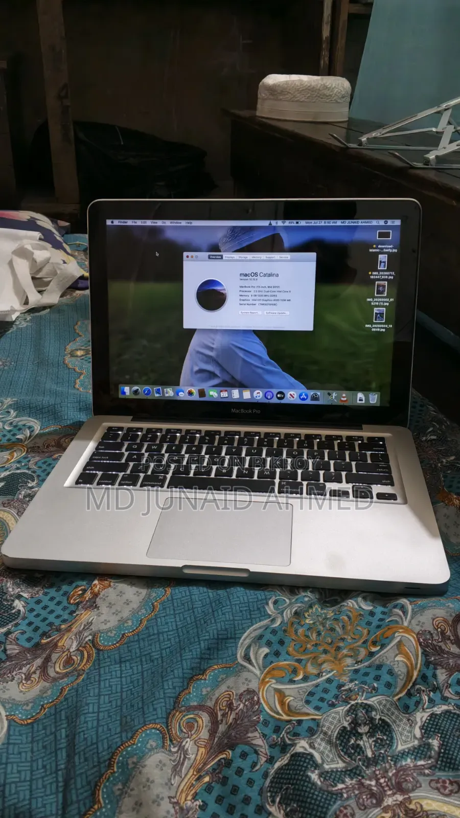 Apple MacBook Pro 2012 Laptop 8GB Intel Core I5 128GB SSD
